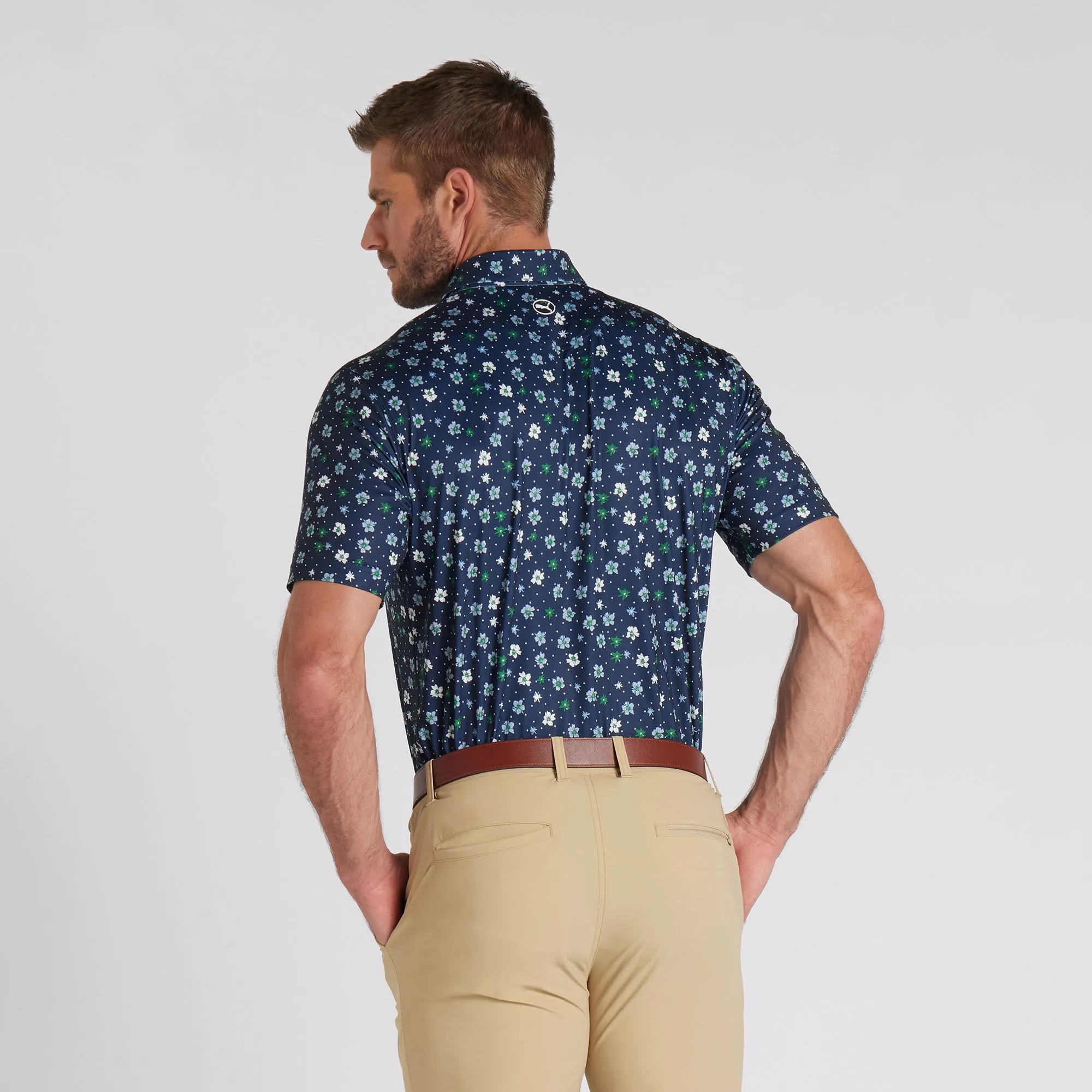 CLOUDSPUN Floral Golf Polo