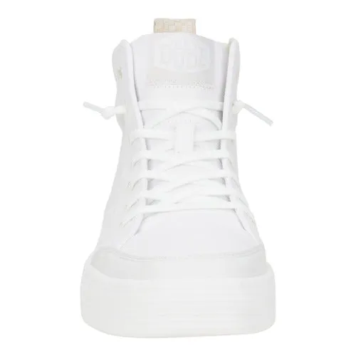 Cody Hi Womens Canvas - White