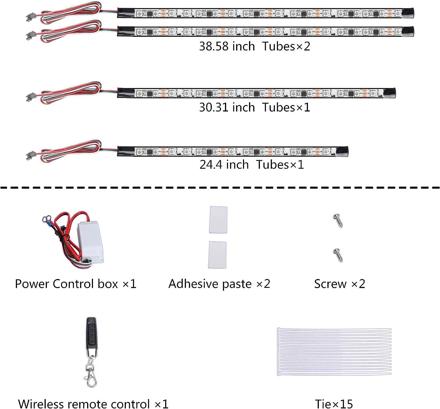 Cool Universal Golf Cart LED Light Strips - 10L0L