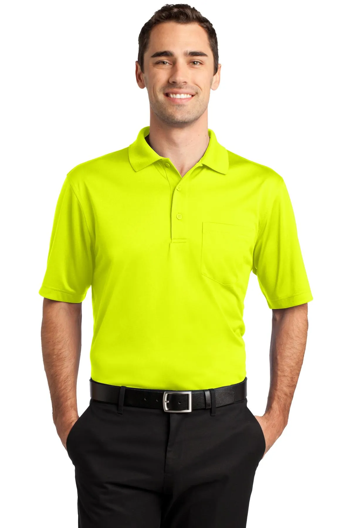 CornerStone® Select Snag-Proof Pocket Polo. CS412P