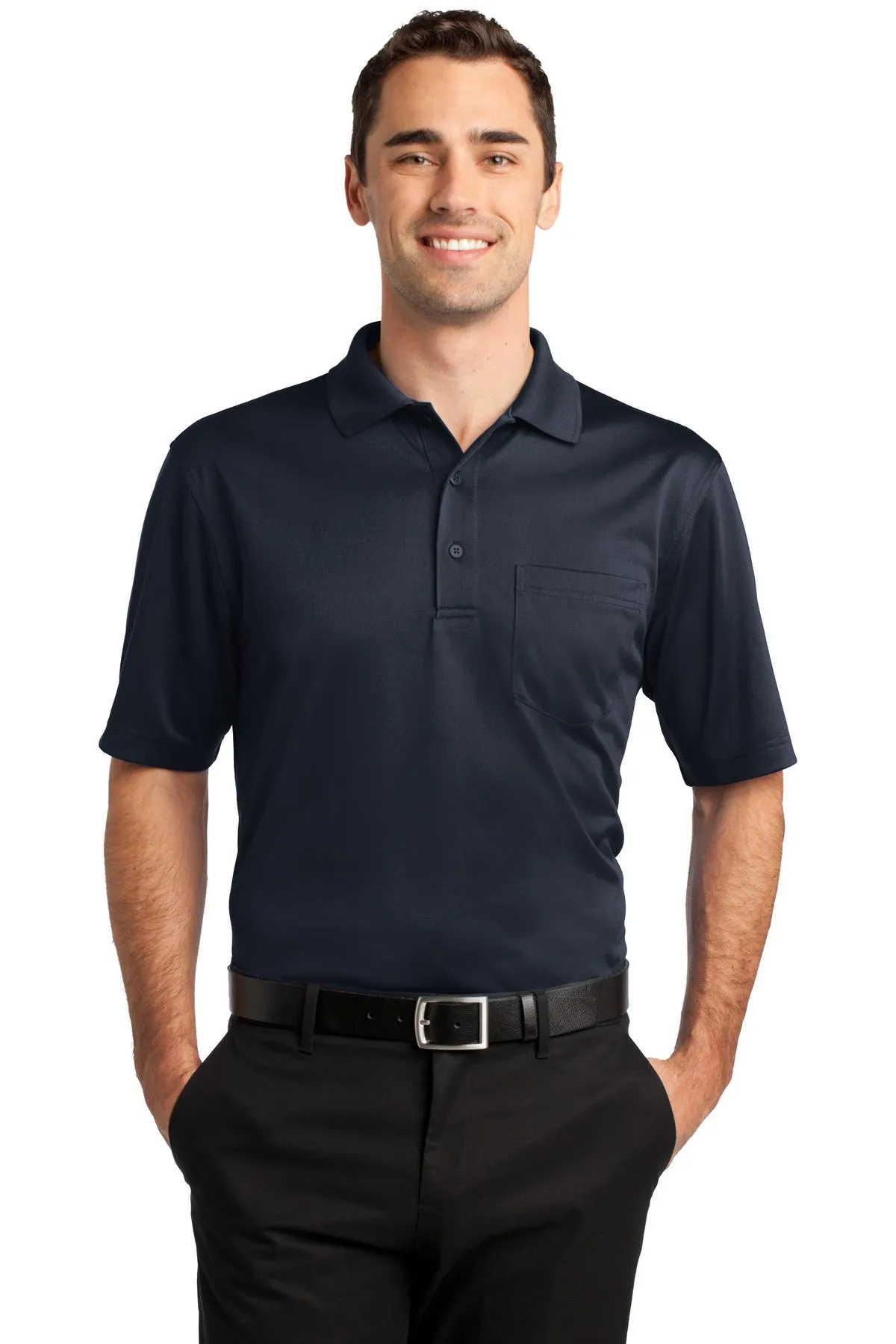 CornerStone® Select Snag-Proof Pocket Polo. CS412P