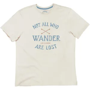 Creamy Who Wander T-Shirt by Life is good