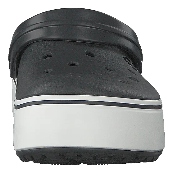 Crocband Platform Clog Black/white