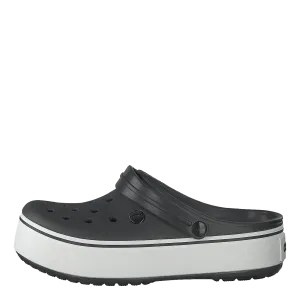 Crocband Platform Clog Black/white