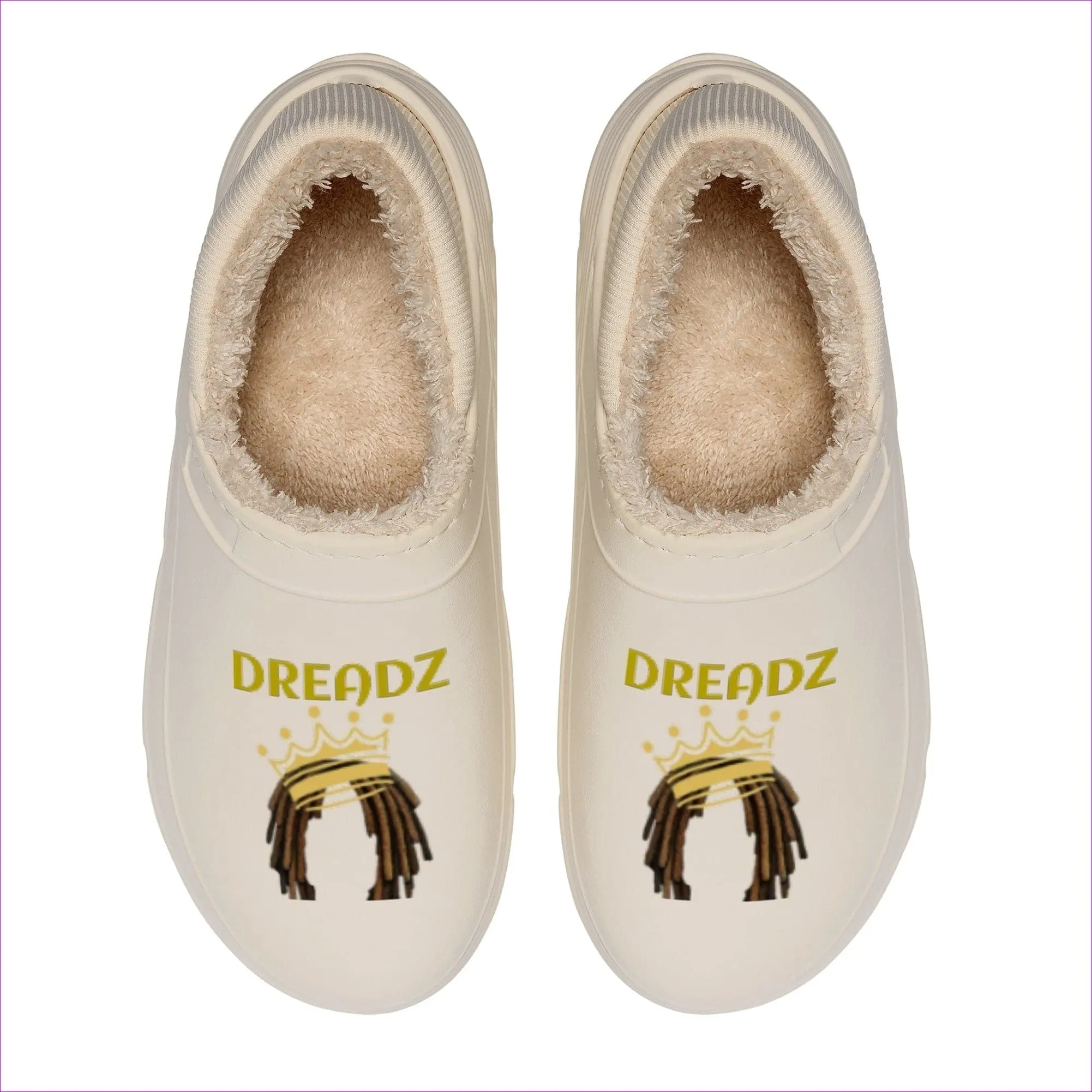 Crowned Dreadz Men's Warm Cotton Slippers