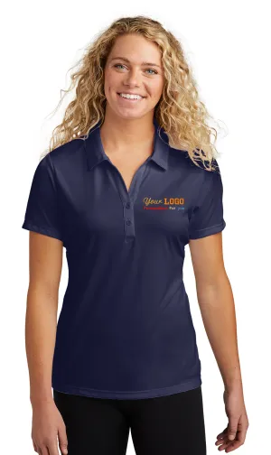 Custom Embroider Personalized Ladies Polo Shirt - Sport-Tek LST550 PosiCharge Competitor Performance Polo - Max 4in by 4in Embroidery Logo