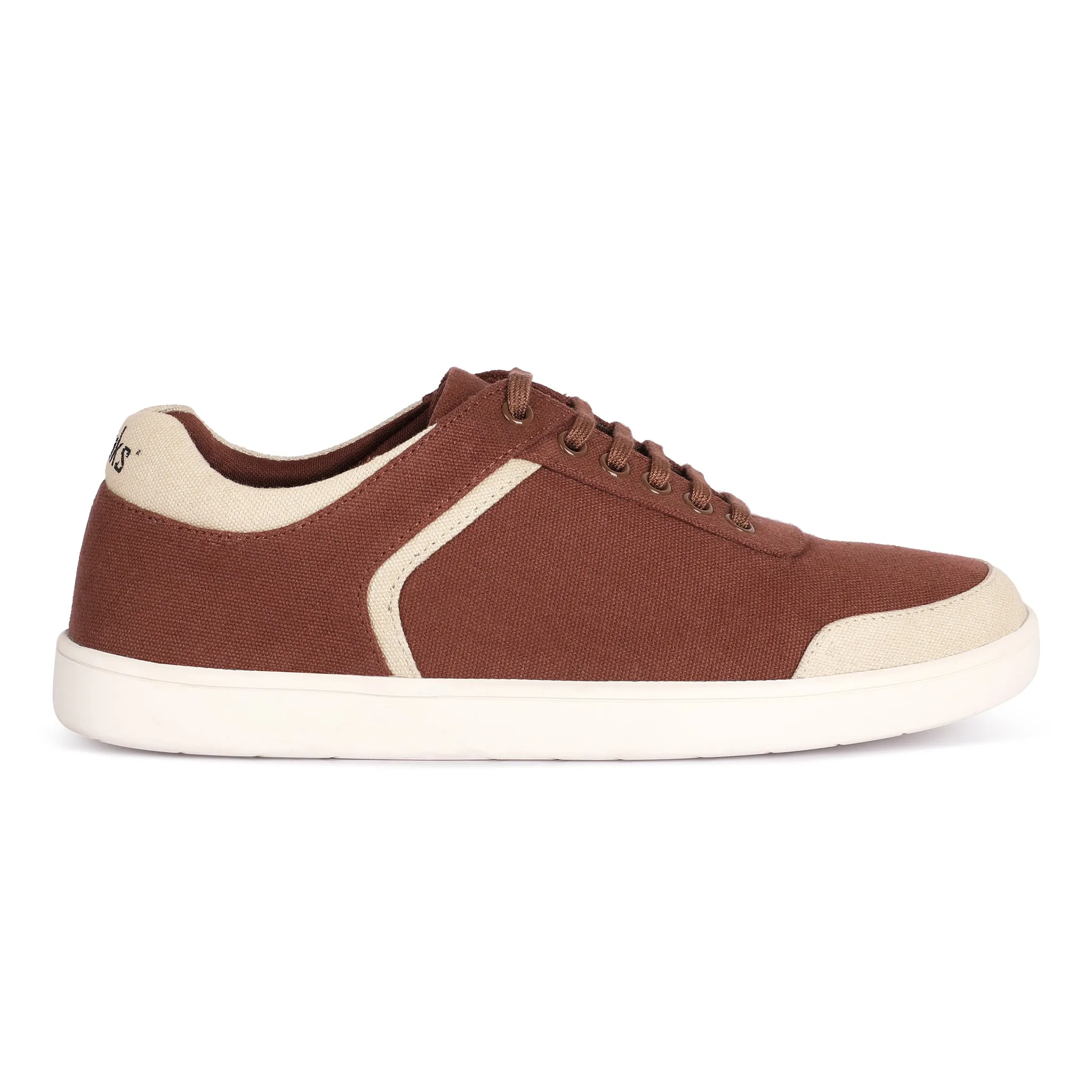 Dan Eco-Sole Sneakers Brown and Beige Women