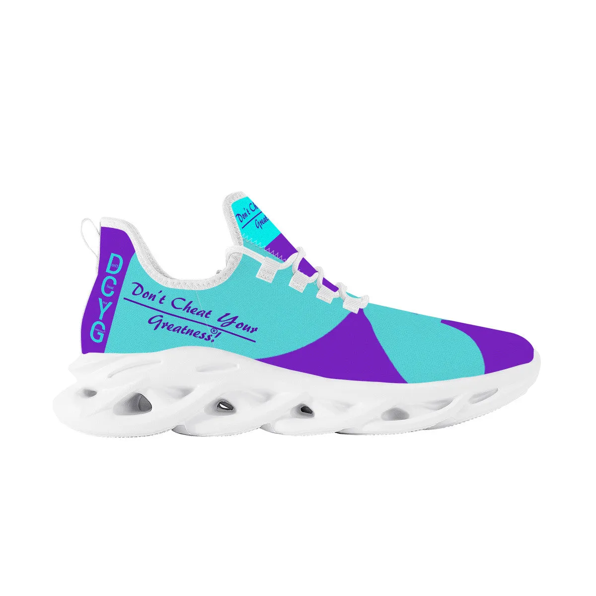 DCYG Purple & Turquois 2nd Edition B Flex Control Sneaker - White