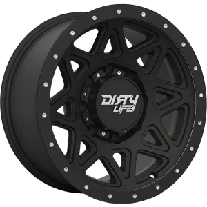 Dirty Life Theory Matte Black Wheel 17"x9"