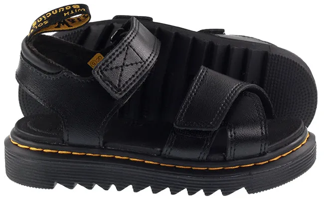 Dr Martens Shoes Kids Vossie Black Lamper