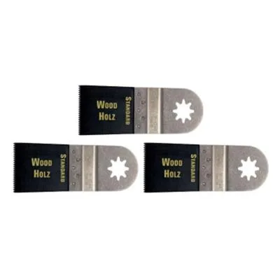 FEIN 63502133270 1-3/8 in. x 2 in. STARLOCK E-Cut Precision Bi-Metal Wood Oscillating Multi-Tool Saw Blade (3-Pack)