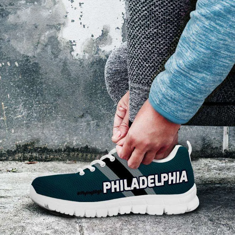 #FlyingHigh Philadelphia Fan Mesh Fabric Running Shoes