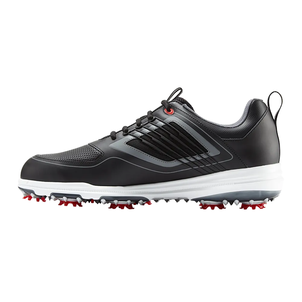 FootJoy FJ Fury Spiked Golf Shoes - Black/Red