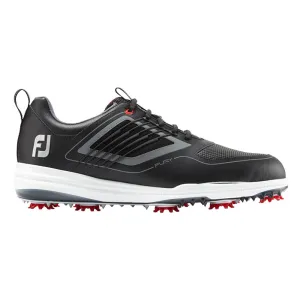 FootJoy FJ Fury Spiked Golf Shoes - Black/Red