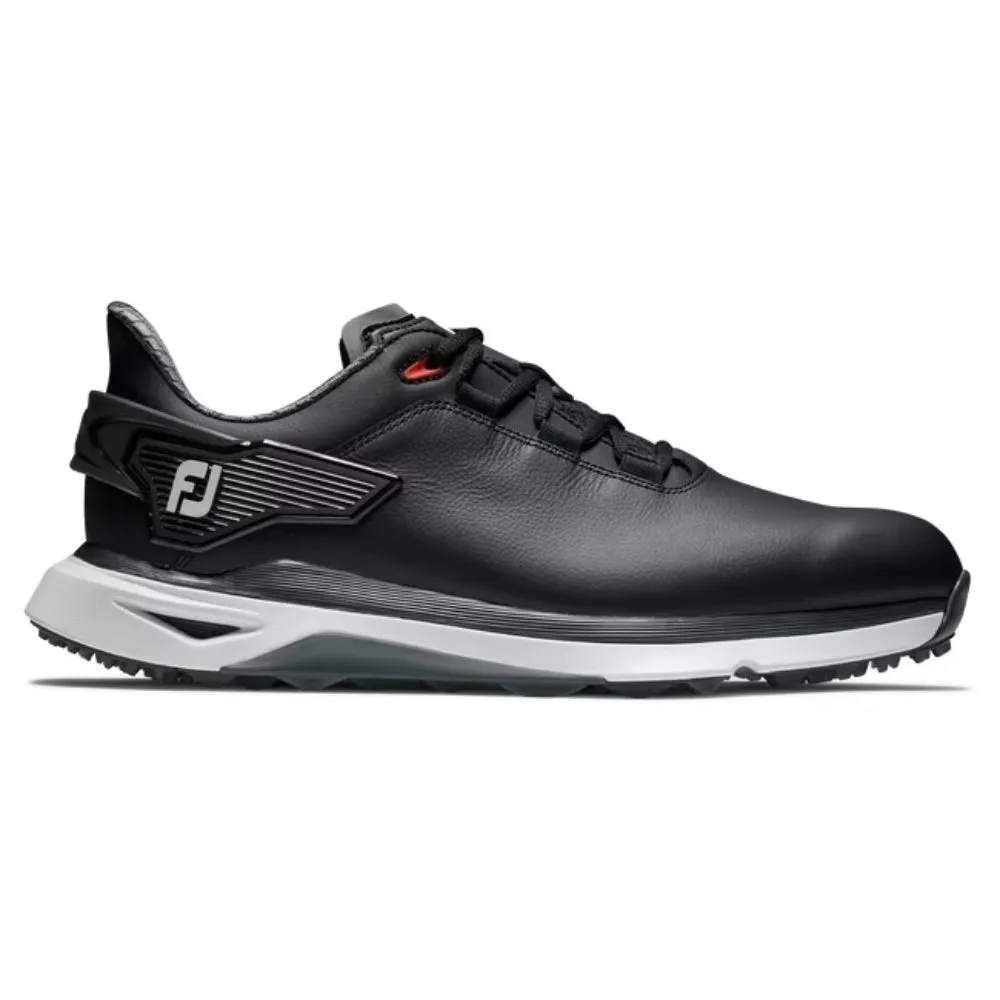 FootJoy Mens Pro/SLX Spikeless Laced Shoes - Black/White/Gray