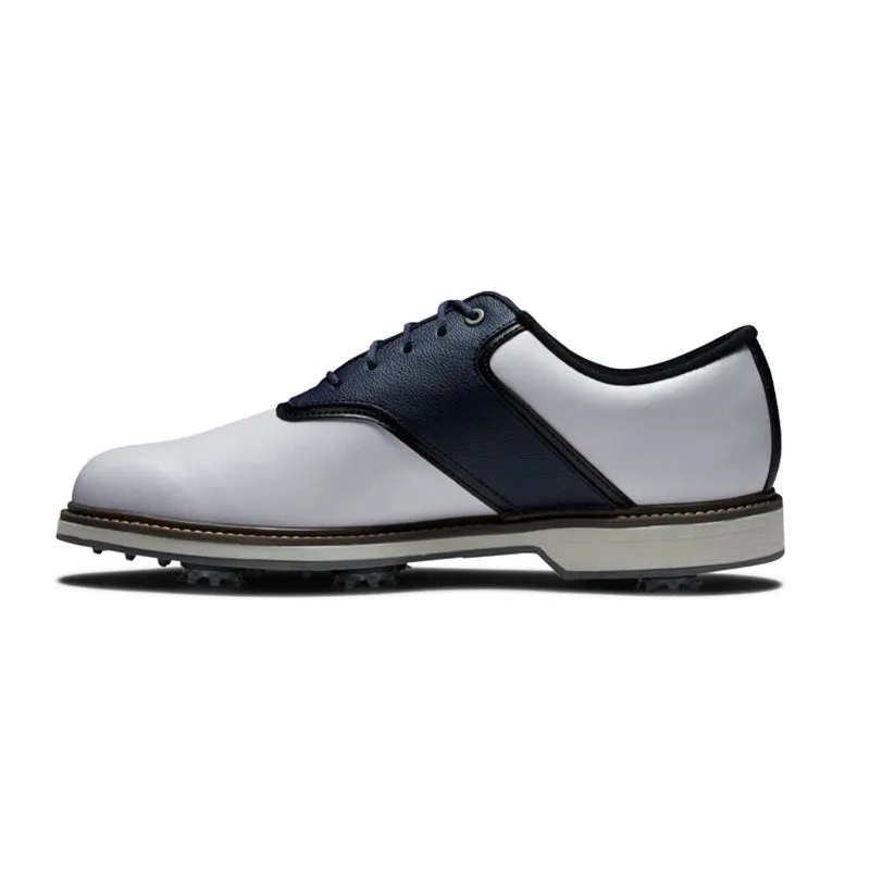 FOOTJOY Originals Men's Spiked Shoes (White/Navy)