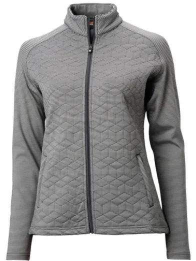 FootJoy Women's Quilted mini stripe hybrid jacket