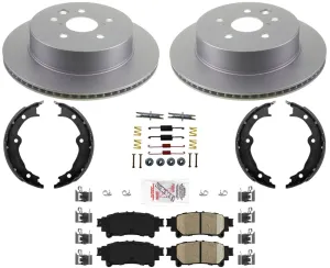 For Lexus IS300 2016-2020 Rear Coated Disc Brake Rotors Brake Pads Brake Shoes