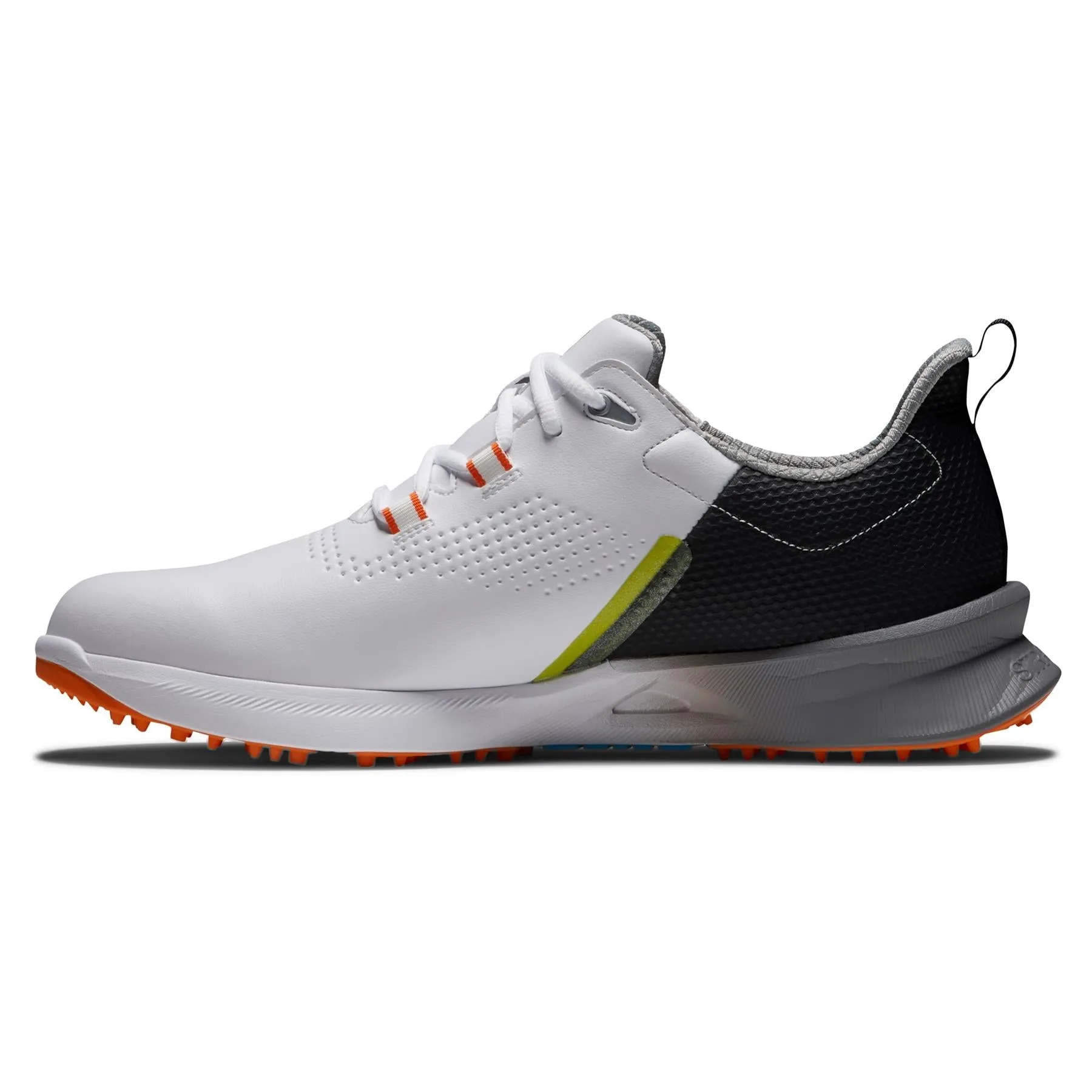 Fuel Spikeless Golf Shoe White/Black/Orange - AW23