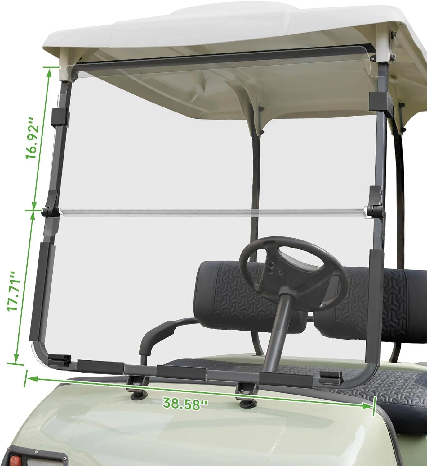 Golf Cart Folding Windshield for 2003-2006 Yamaha G22 - 10L0L