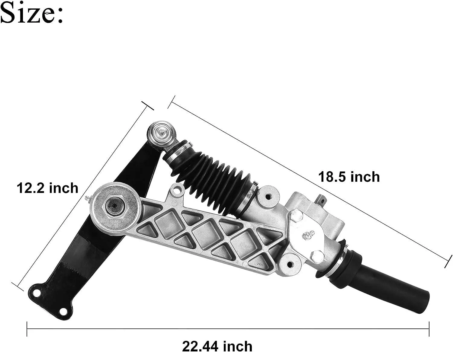 Golf Cart Steering Gear Box and Gear Rack Fits EZGO TXT 1994-2001 - 10L0L