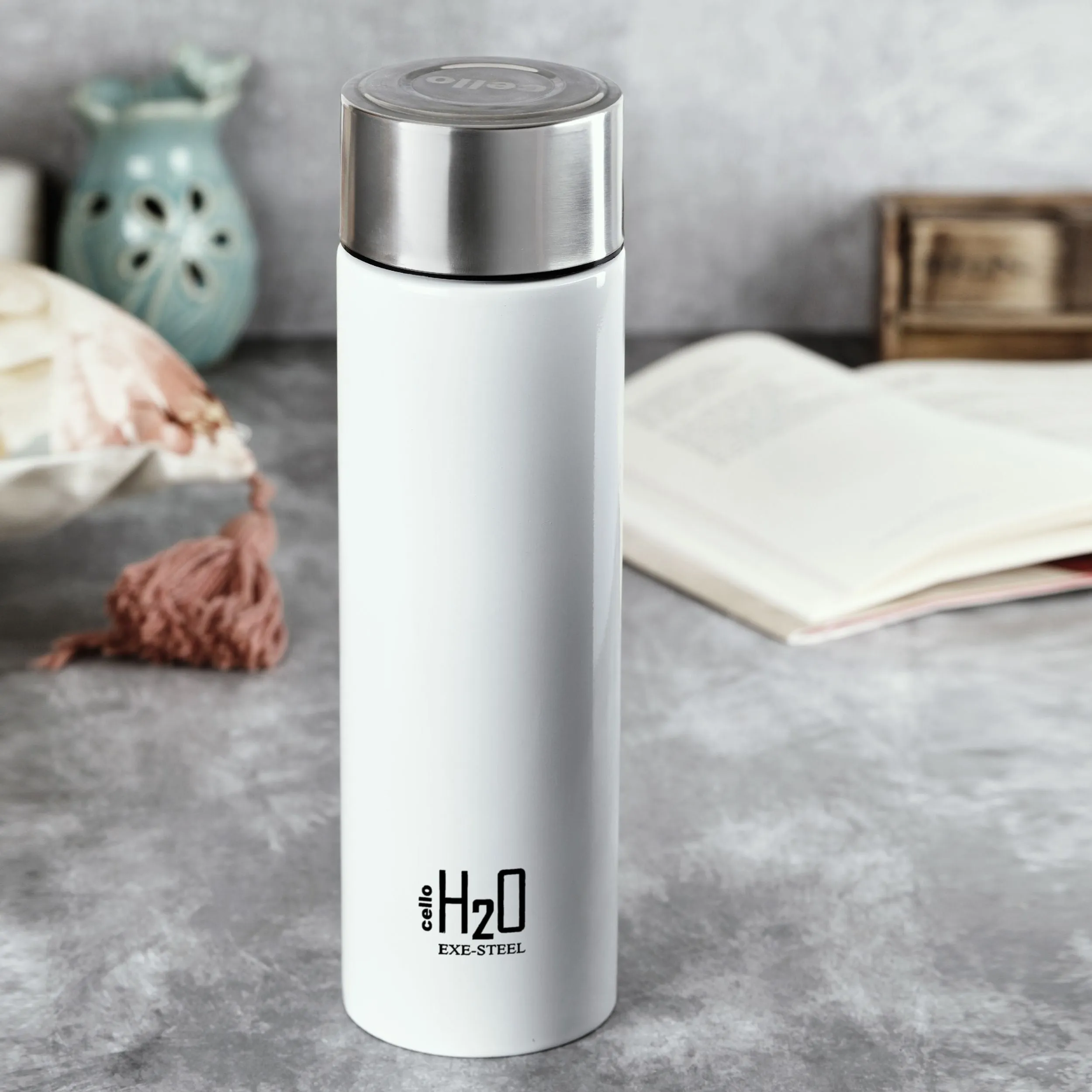 H2O Stainless Steel Water Bottle, 1000ml