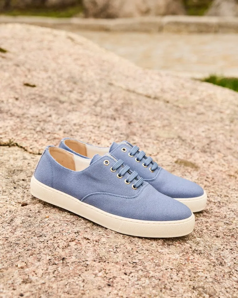 Heart Recycled Cotton Vegan Lightweight Sneakers | Denim