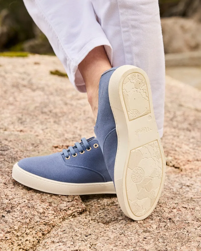 Heart Recycled Cotton Vegan Lightweight Sneakers | Denim