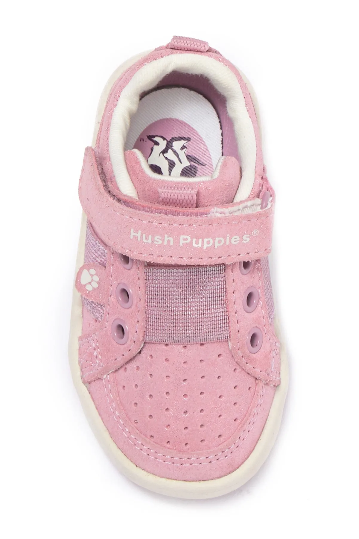 Jesse Kid's Leather Sneaker - Rose Pink