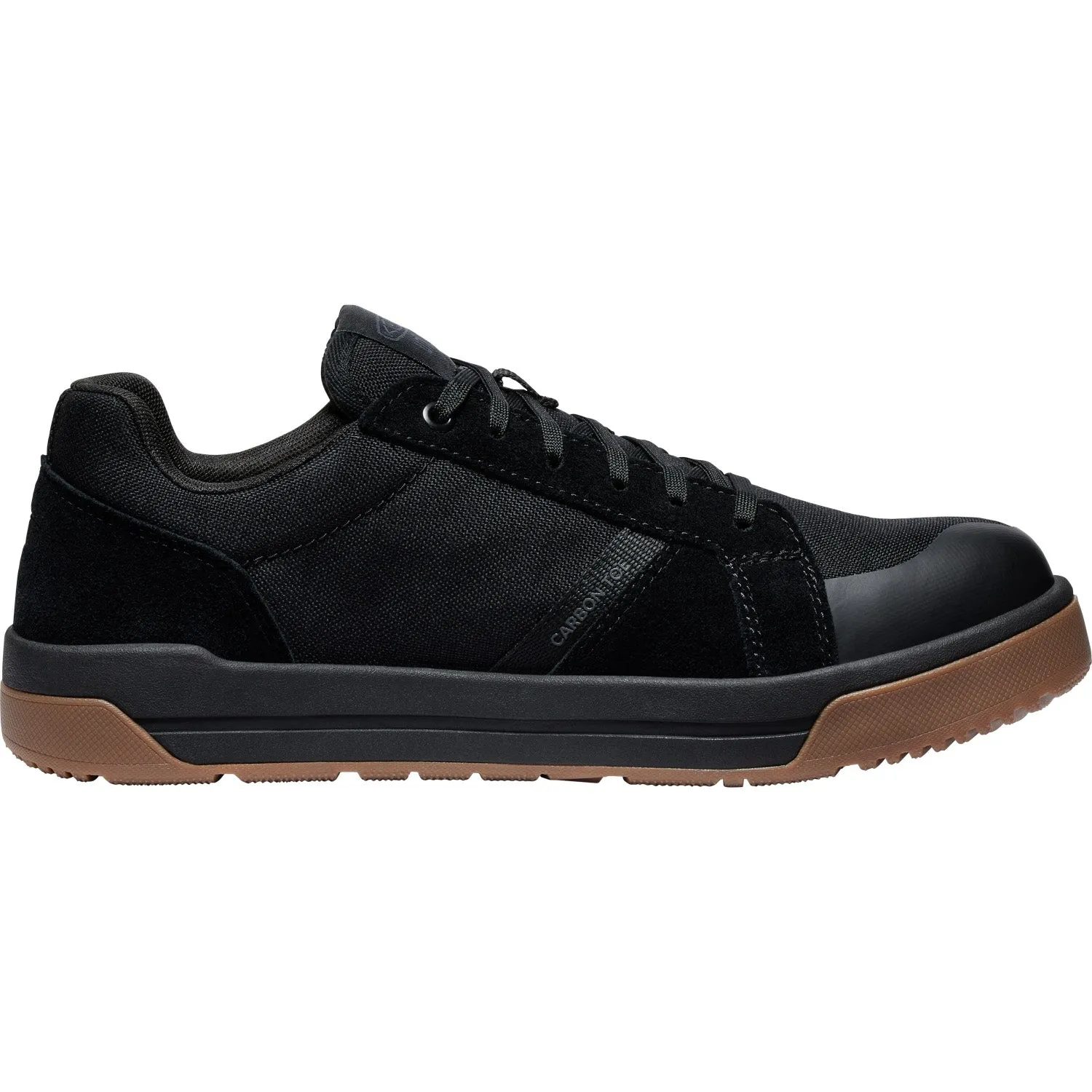 Keen Utility Mens Kenton CT Black/Gum Canvas Work Shoes