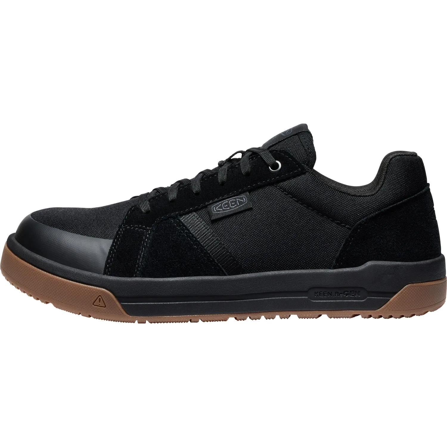 Keen Utility Mens Kenton CT Black/Gum Canvas Work Shoes