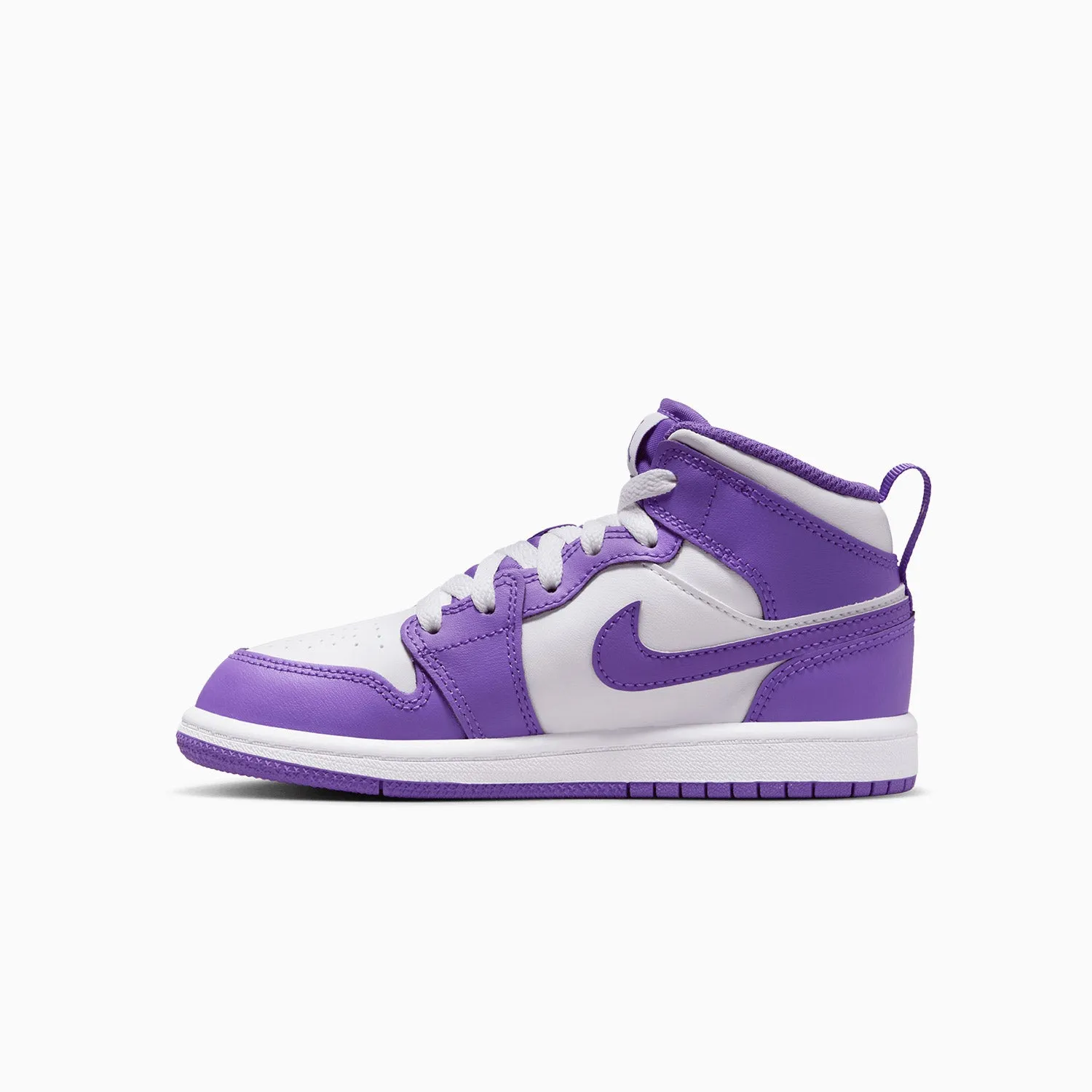 Kid's Air Jordan 1 Mid "Purple Venom" Pre School