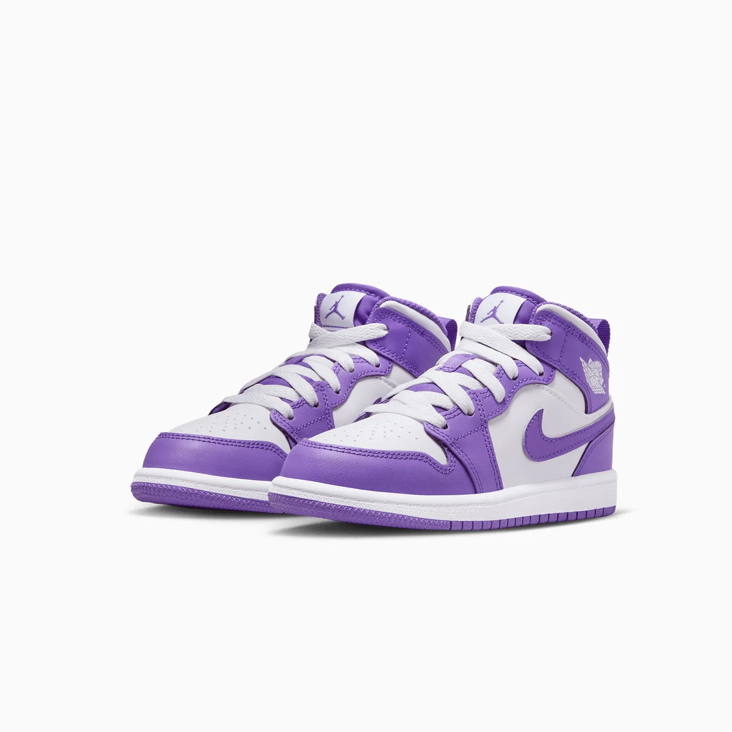 Kid's Air Jordan 1 Mid "Purple Venom" Pre School