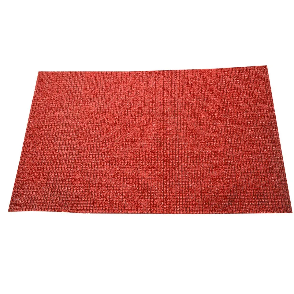 Kuber Industries PVC Door Mat - 35"x24"x0.5", Red, X-Large (DOORMATKSDS17)