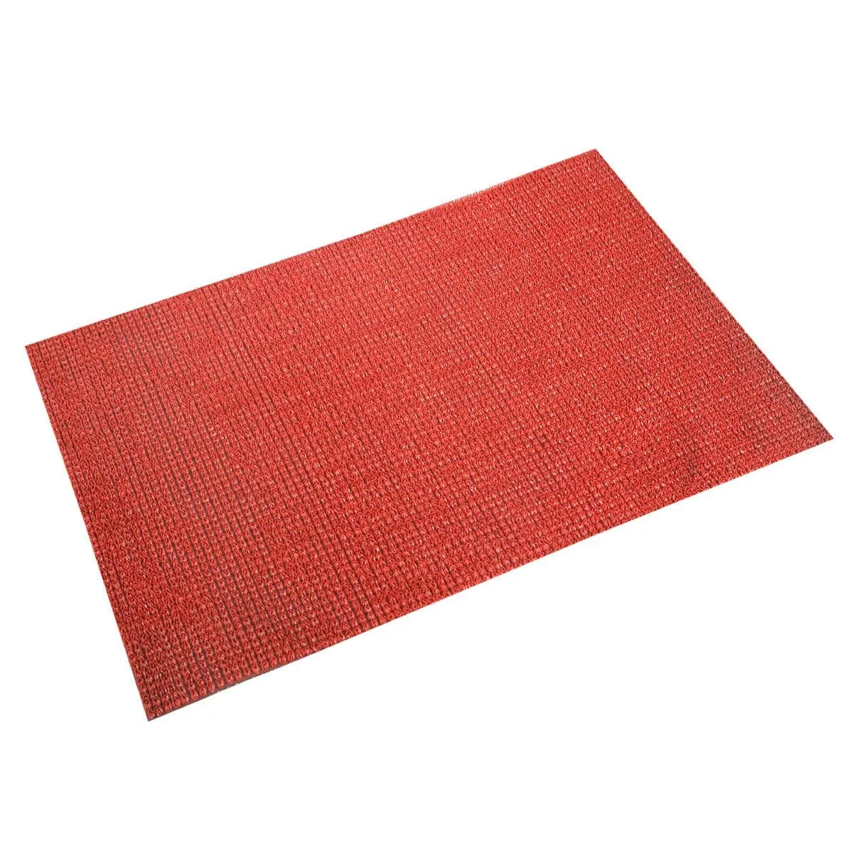 Kuber Industries PVC Door Mat - 35"x24"x0.5", Red, X-Large (DOORMATKSDS17)