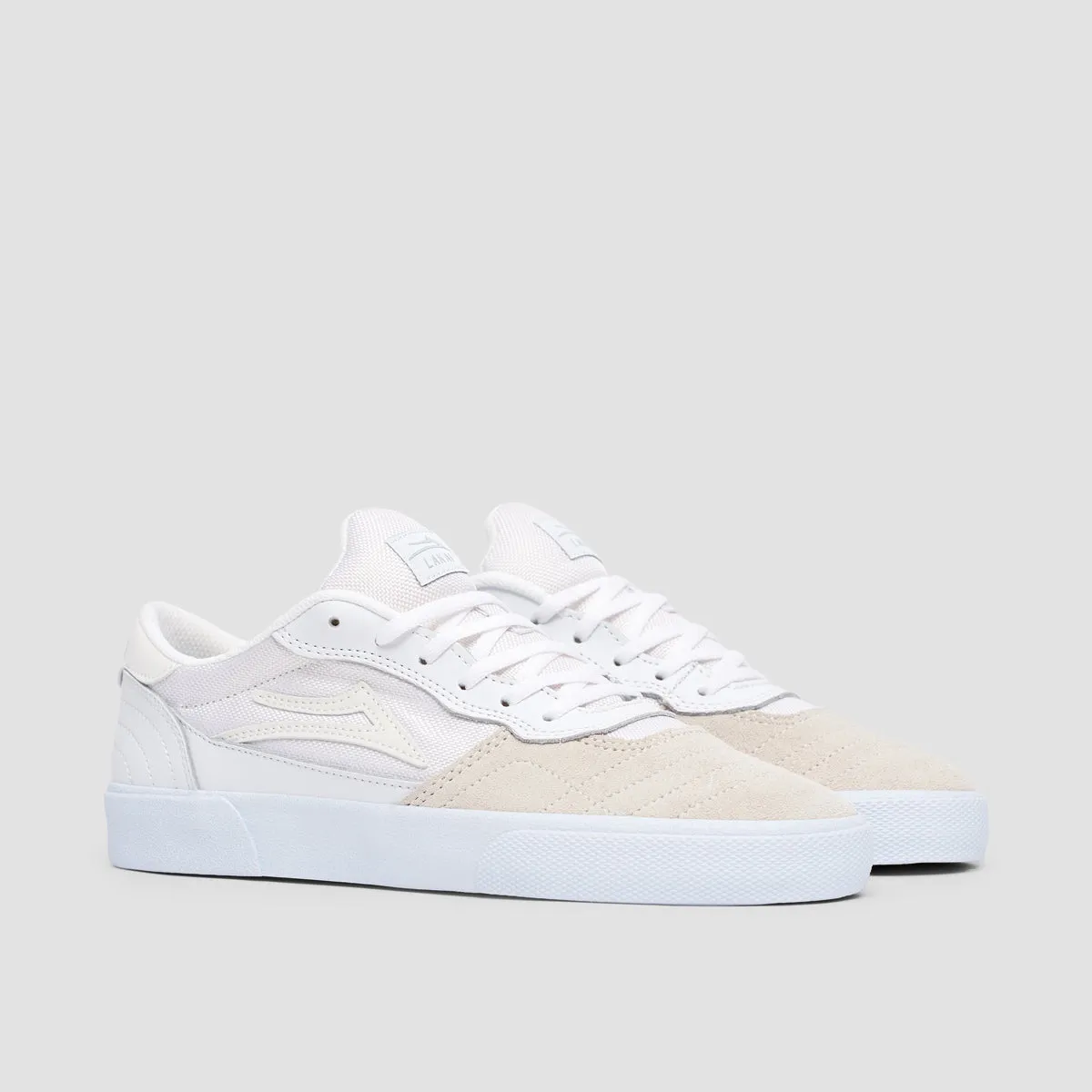 Lakai Cambridge Shoes - White/Reflective Suede