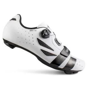 Lake Cycling CX176 Road Shoes - White & Black