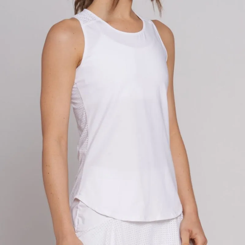 L'Etoile Performance Racerback Tank - White