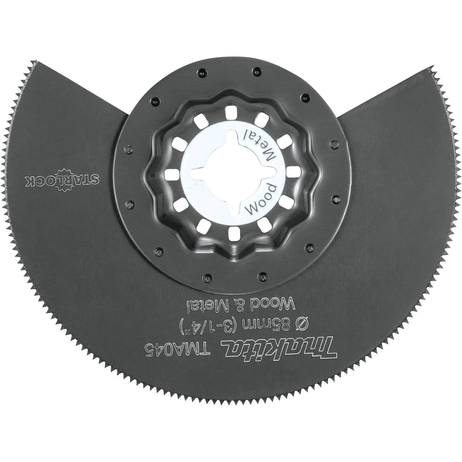 Makita (B-67016) Starlock® Oscillating Multi-Tool 3-1/4" Bi-Metal Round Segmented Saw Blade