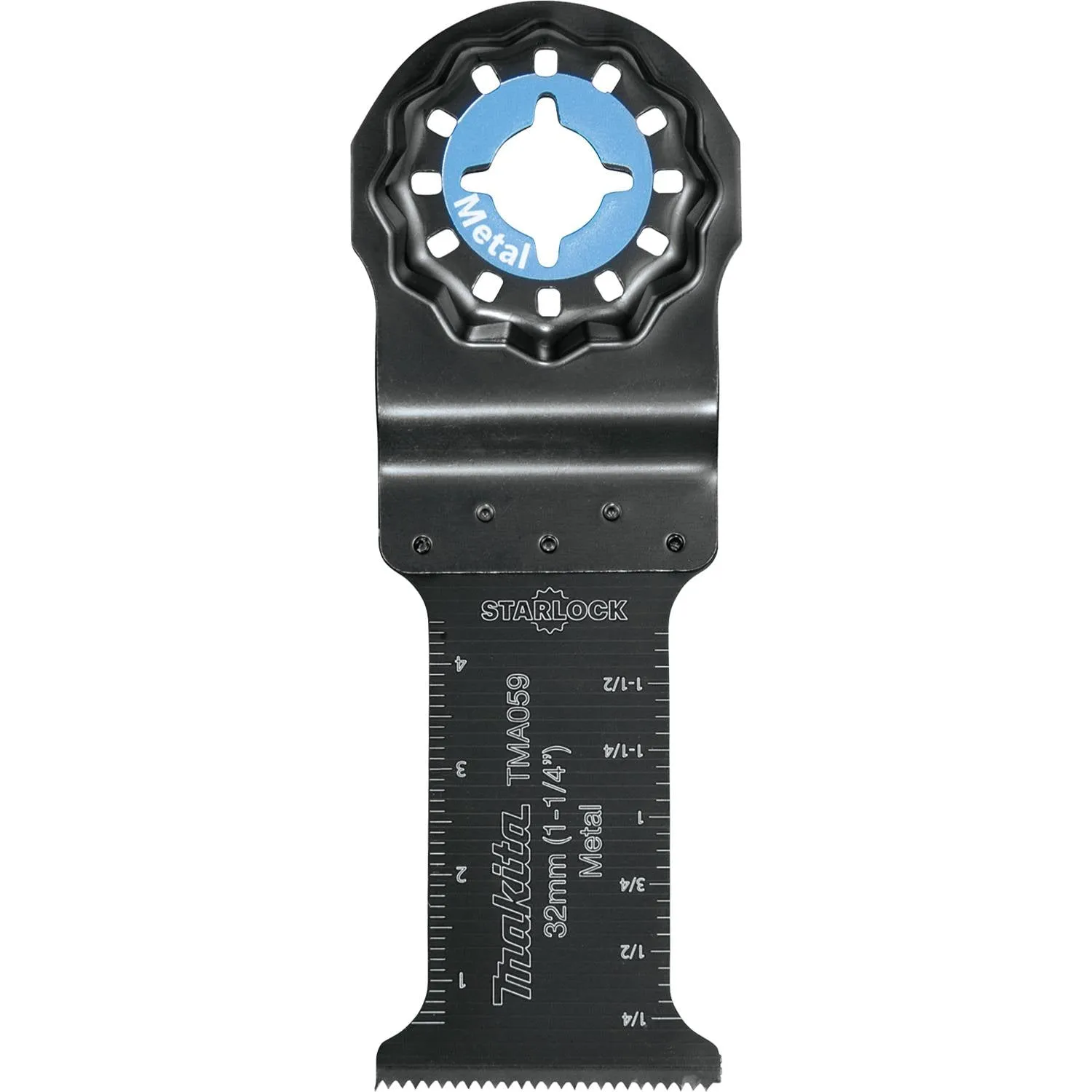 Makita (B-67103) Starlock® Oscillating Multi-Tool 1-1/4" Bi-Metal Plunge Cut Blade for Metal Cutting