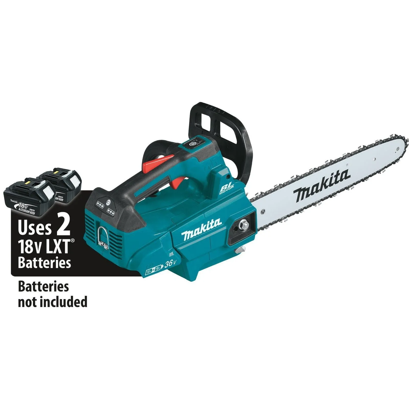 Makita (XCU09Z) 36V (18V X2) LXT® Brushless 16" Top Handle Chain Saw, (Tool Only)