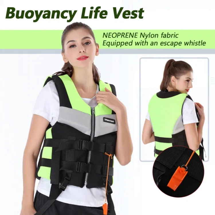 MANNER QP2030 Adult Buoyancy Vest Swimming Aid Life Jacket, Size:XXL(Orange)