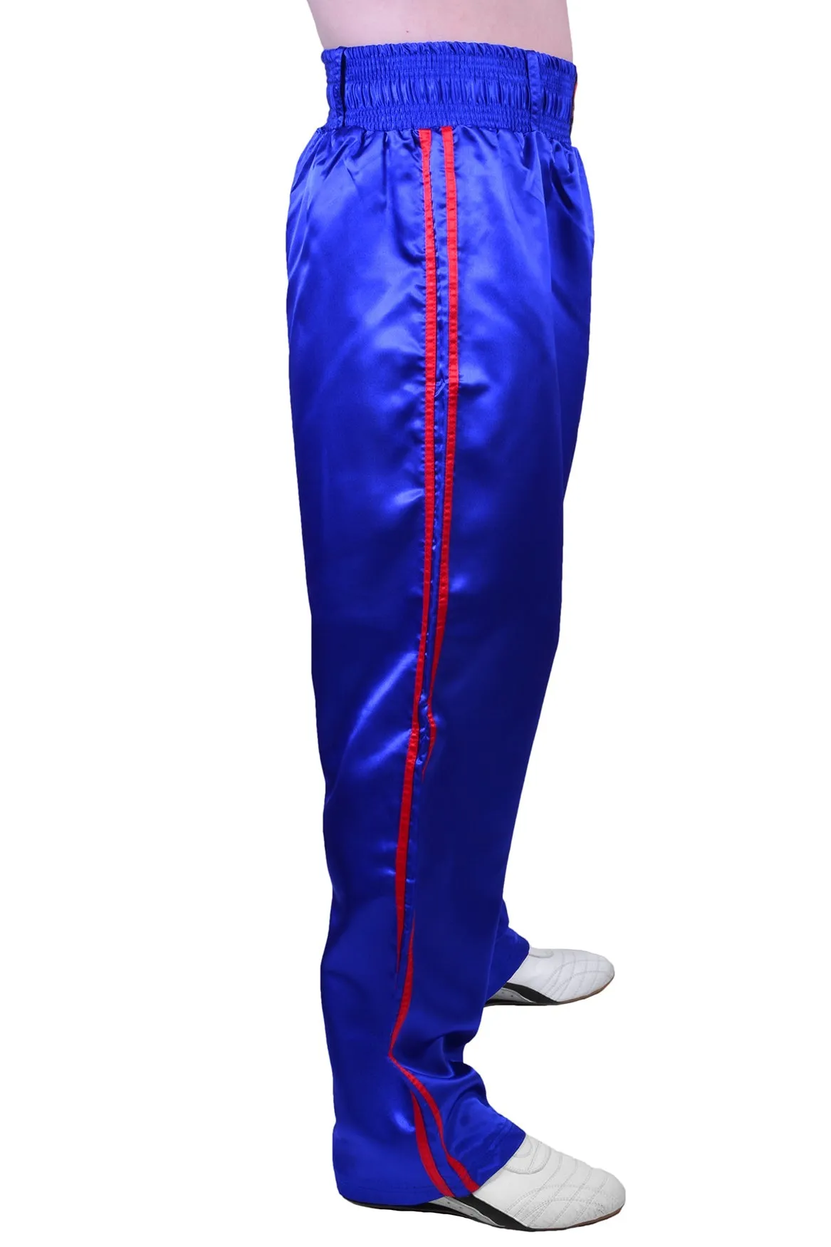 MAR-089B | Full Contact Blue Red Kickboxing & Freestyle Trousers