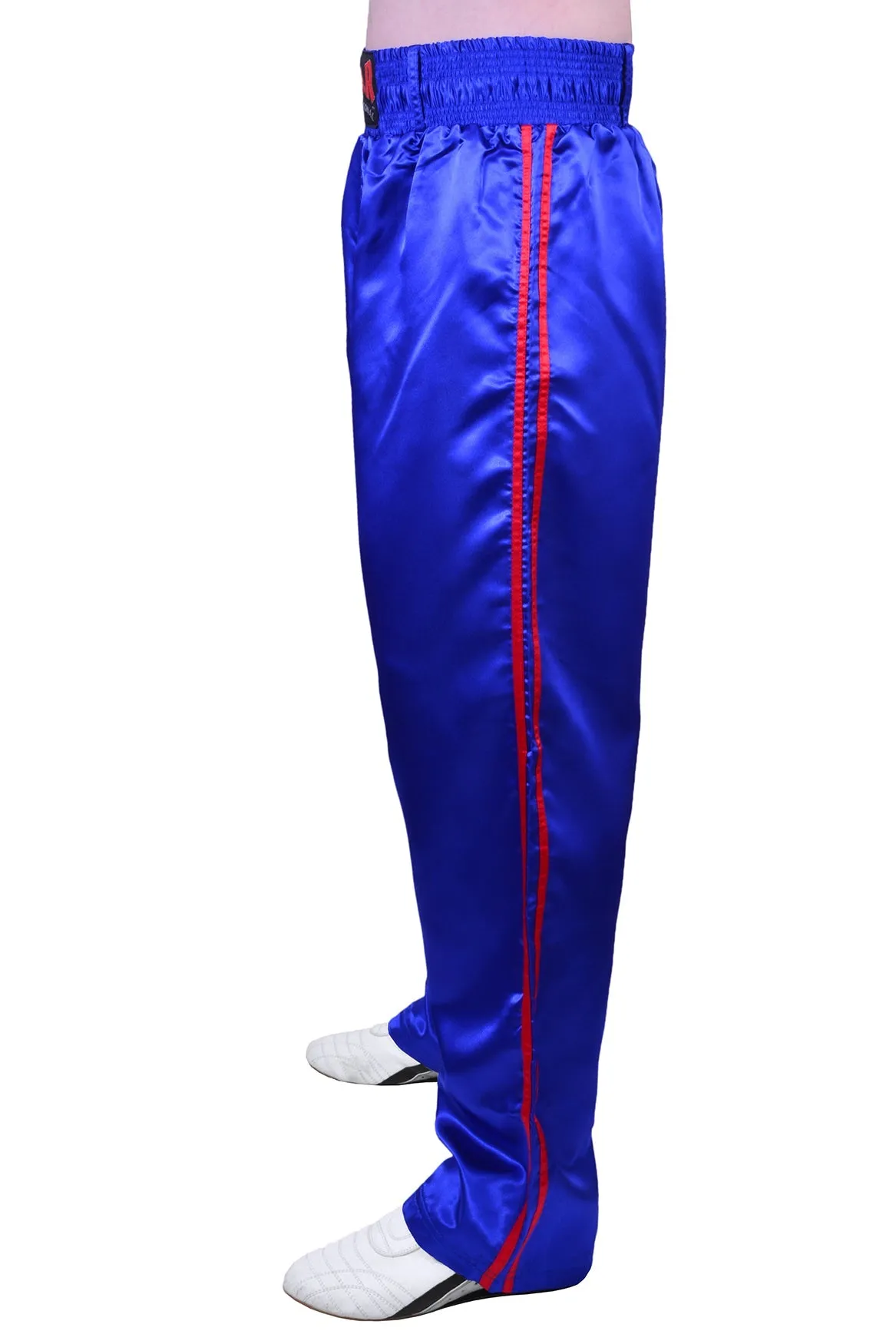 MAR-089B | Full Contact Blue Red Kickboxing & Freestyle Trousers