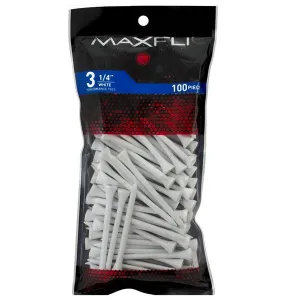 Maxfli Wood Performance Golf Tees - 3.25"