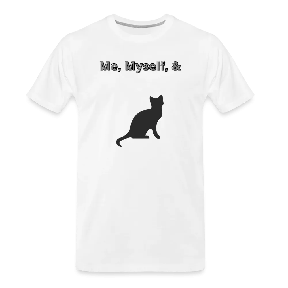 Me, Myself, & Cat Premium Men's Organic T-Shirt