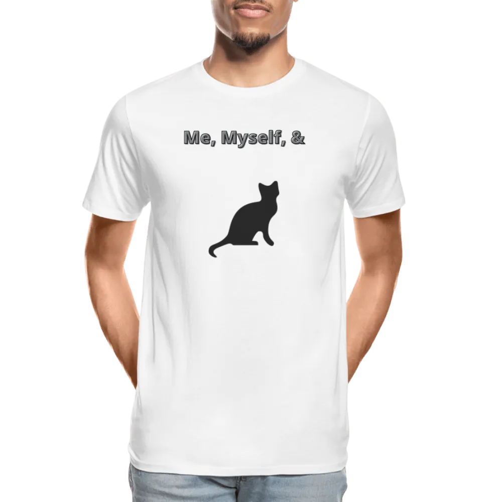 Me, Myself, & Cat Premium Men's Organic T-Shirt