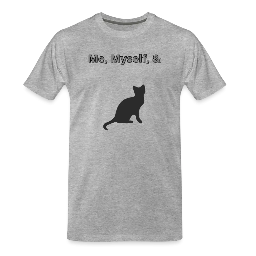 Me, Myself, & Cat Premium Men's Organic T-Shirt