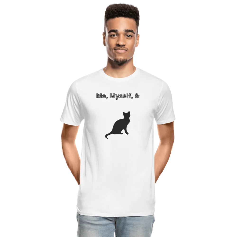 Me, Myself, & Cat Premium Men's Organic T-Shirt