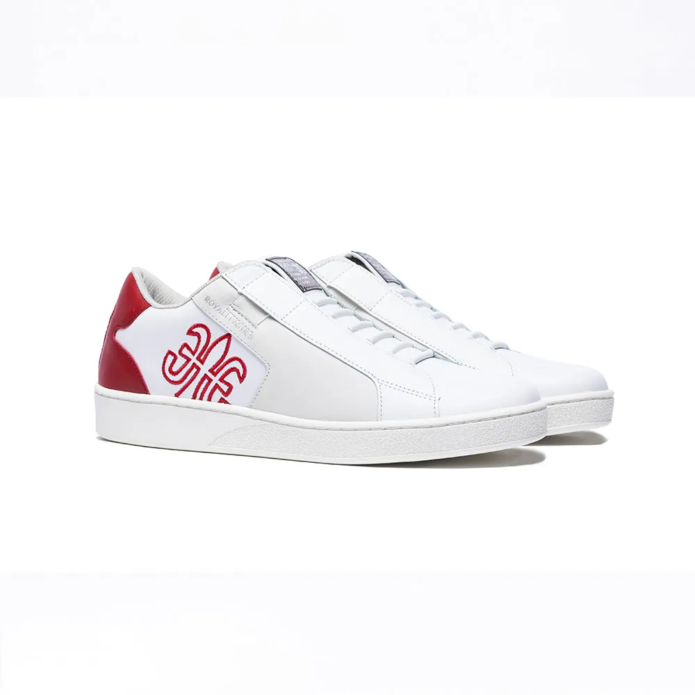 Men's Adelaide Red White Leather Sneakers 02694-001